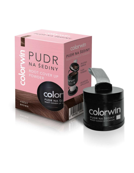 COLORWIN RETOUCH Puder do retuszowania siwizny BRĄZ, 3,2 g